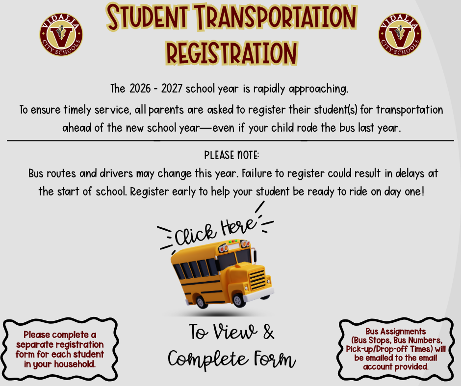 Student Transportation Registration