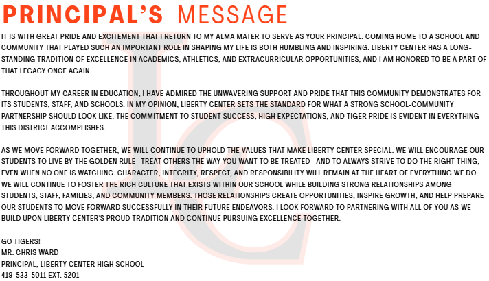 LCHS Principal