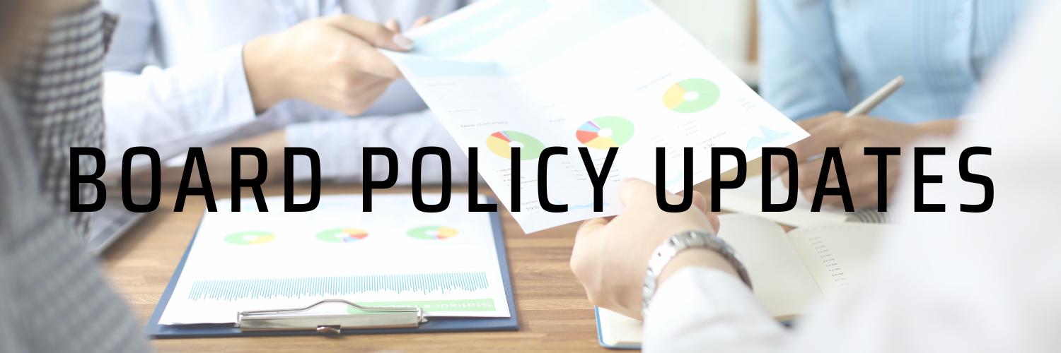 Board Policy Updates