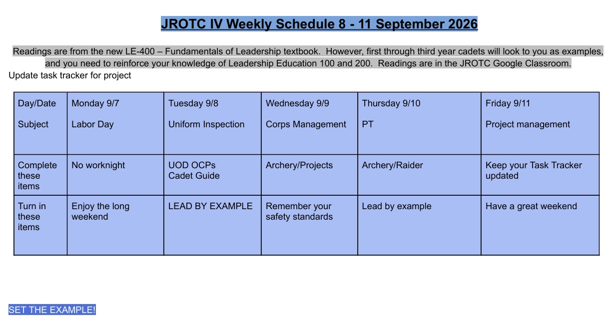 8 - 11 September