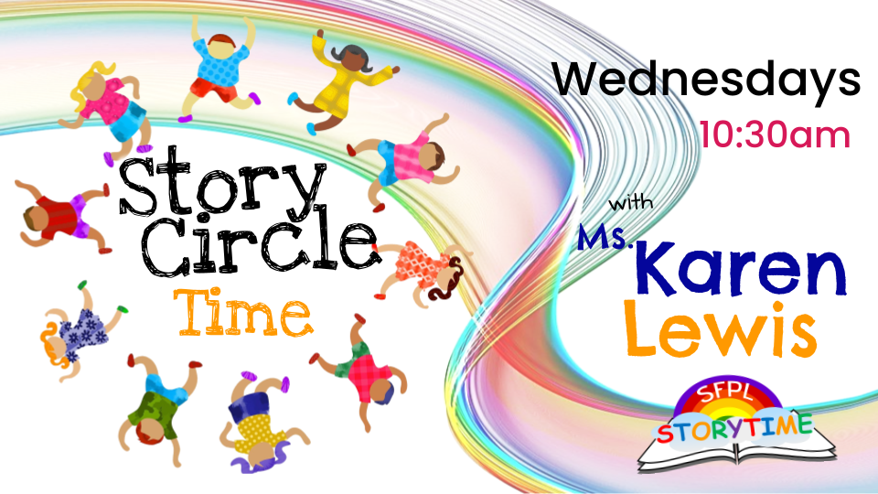 Pre-K Storytime 10:30am Wednesdays in June and July