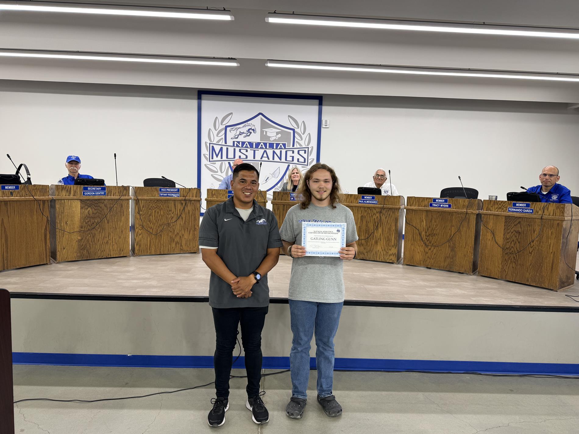 Coach Sulak Student Athlete Recognition May 2025