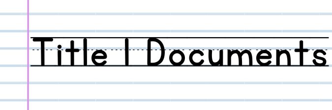 Title 1 Documents Banner
