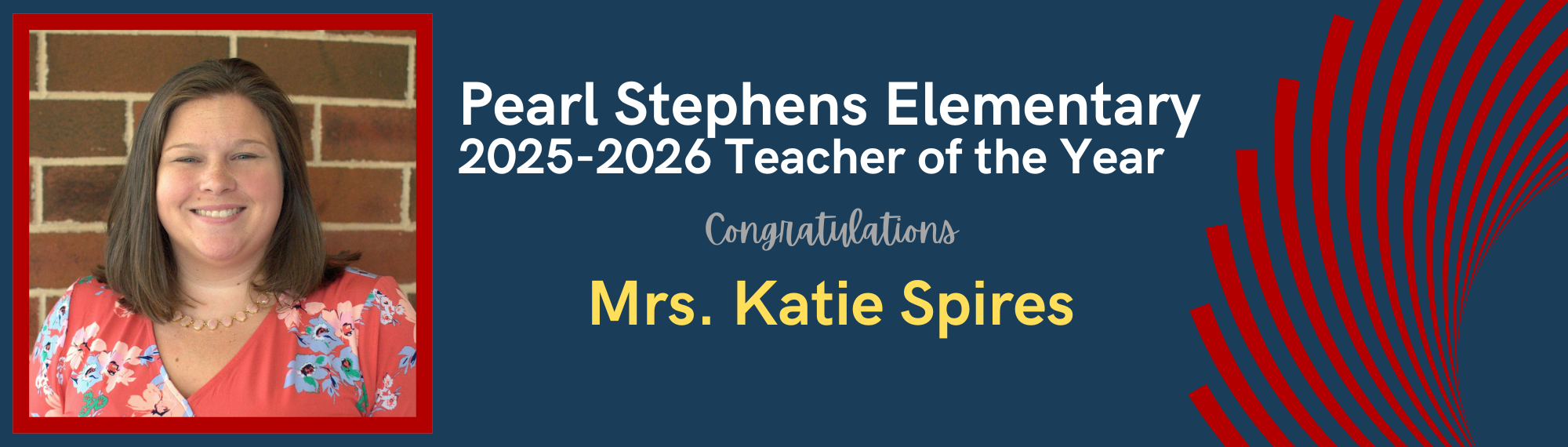 Spires Teacher of the Year