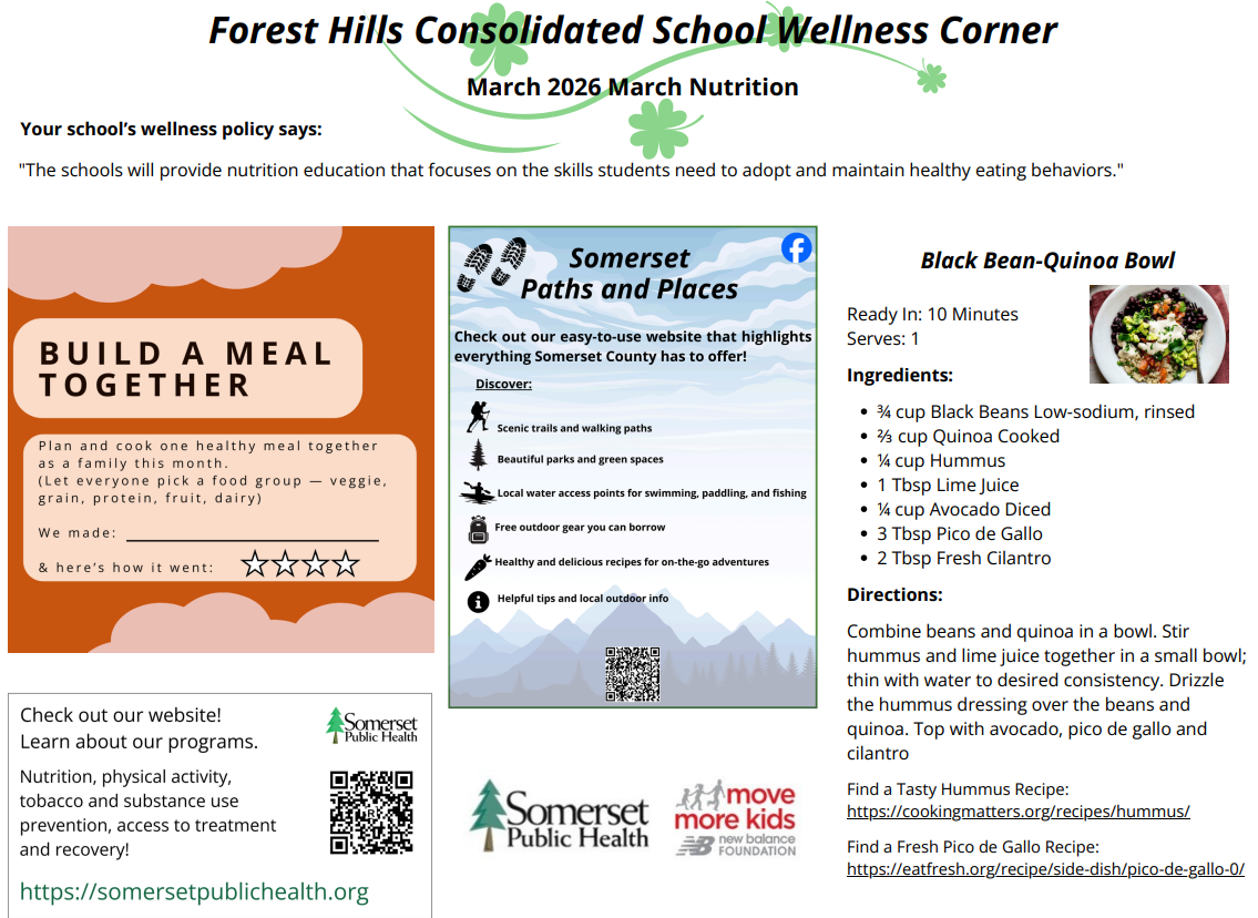 March Wellness Corner Newsletter