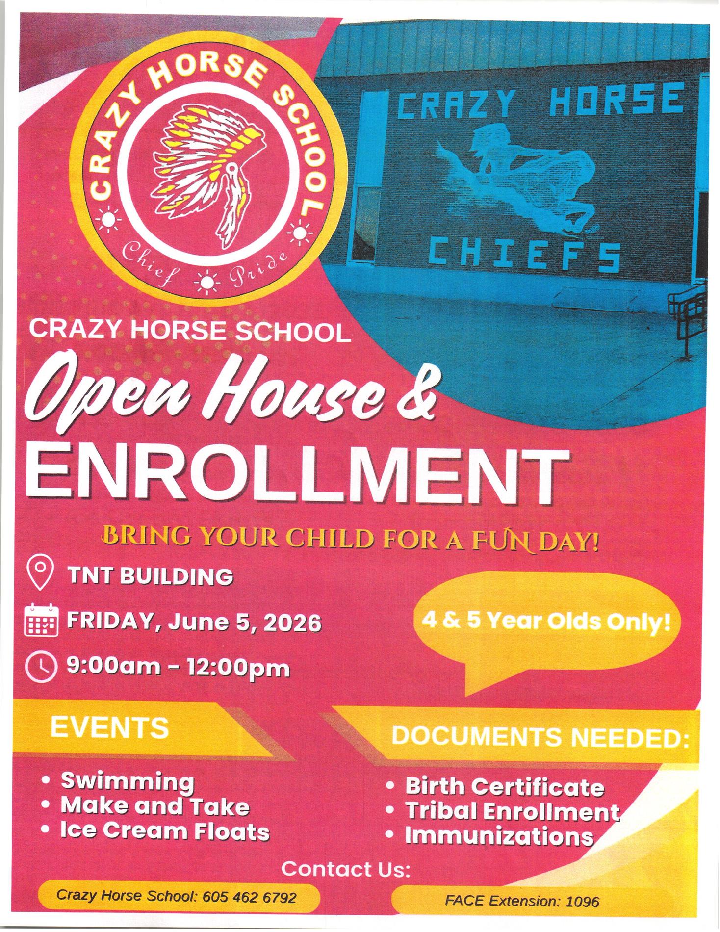 Open House & Enrollment TNT Building June 5th 2026