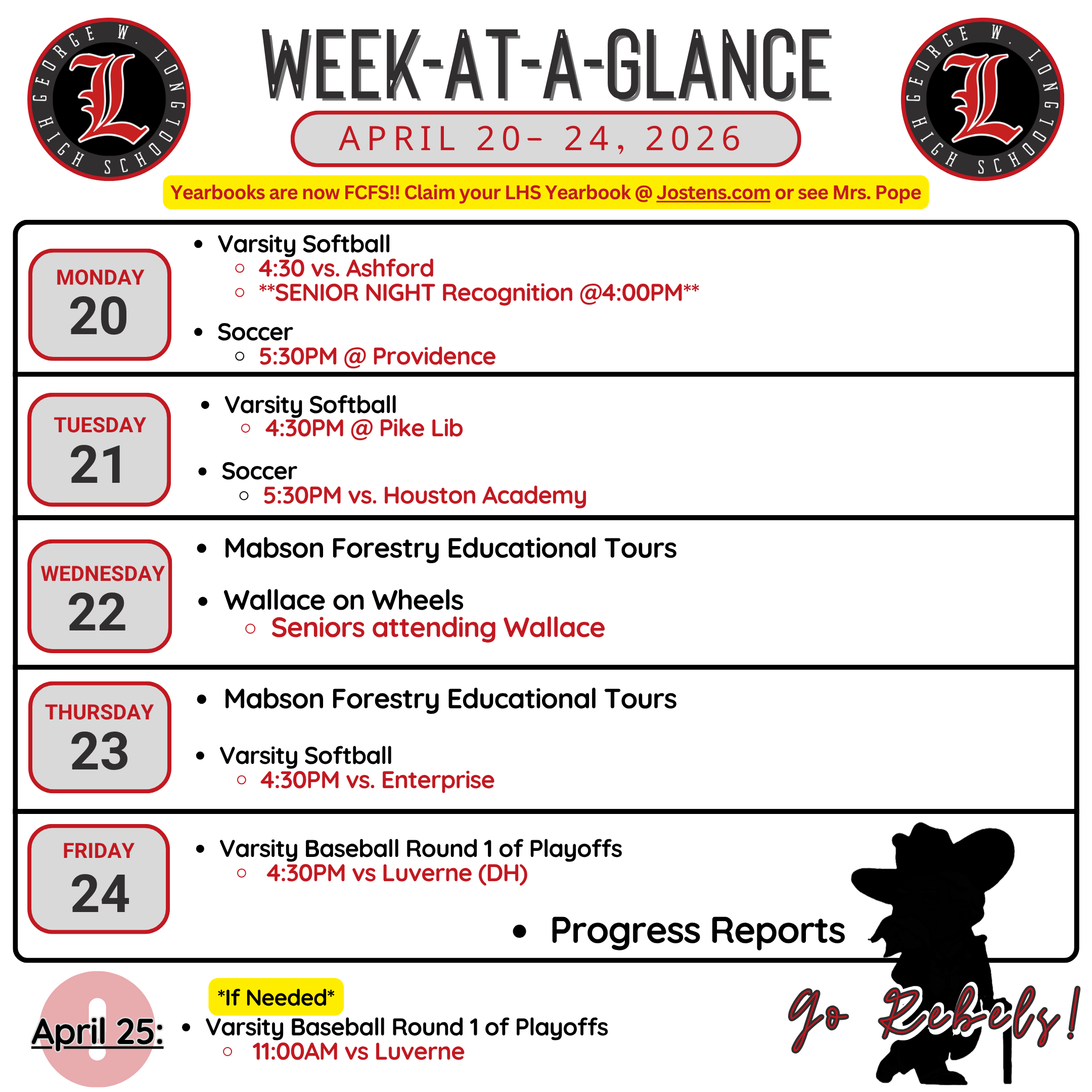 Week at a Glance