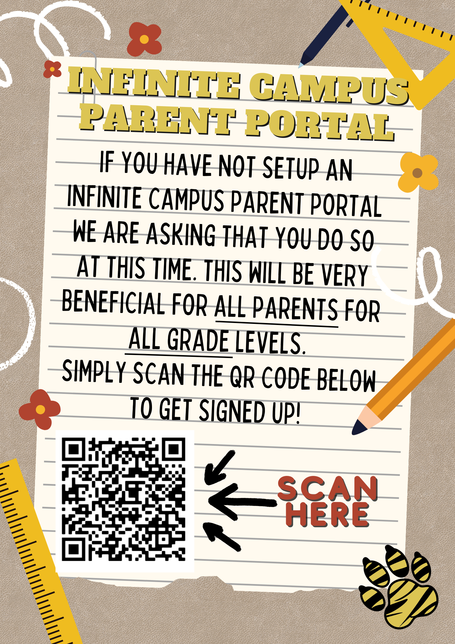 Infinite Campus Parent Portal Flyer