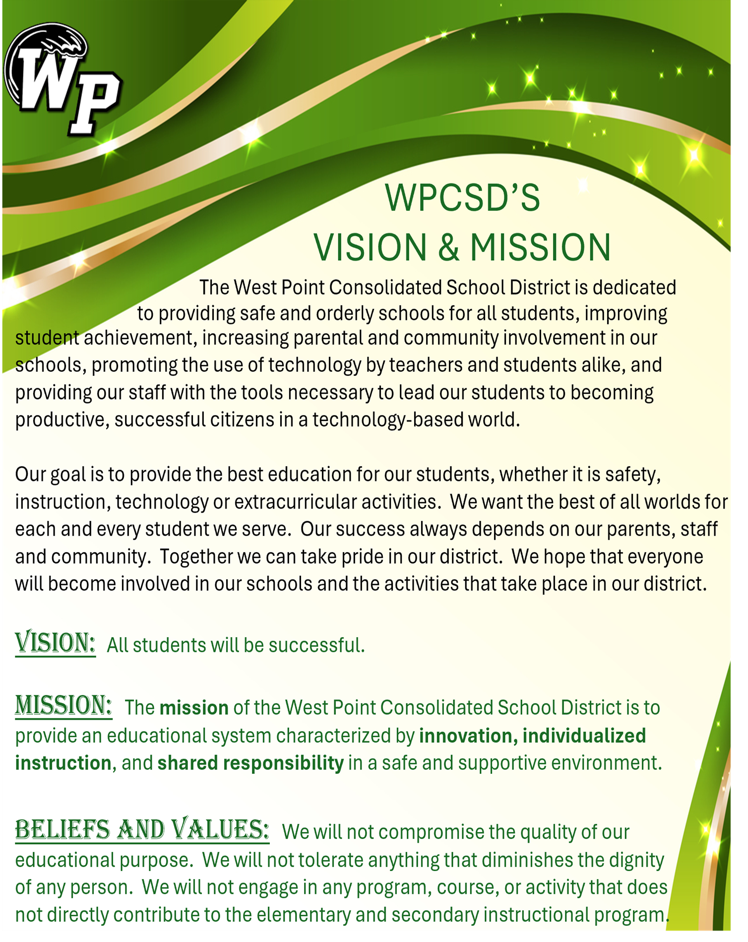 wpcsd mission wpcsd mission