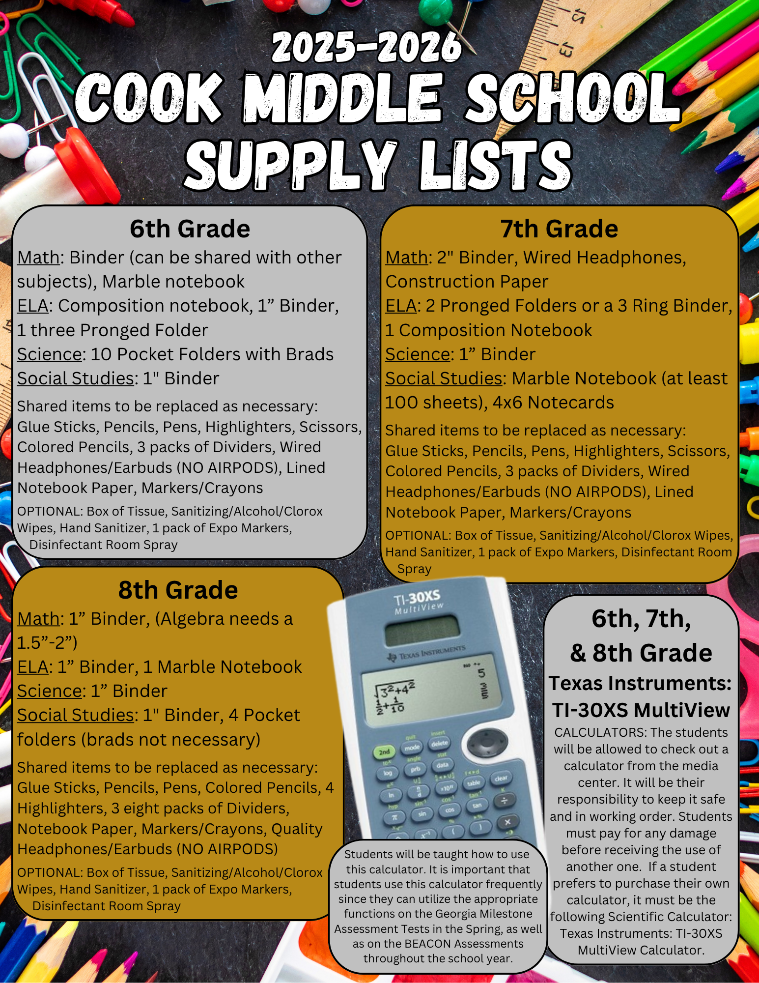 Supply List