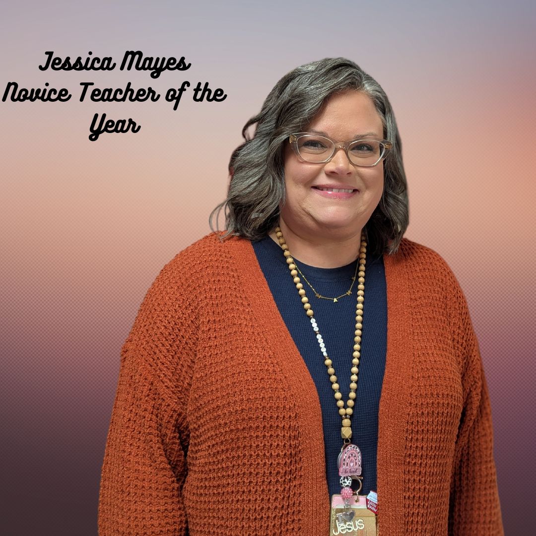 Jessica Mayes, Decherd's Novice Teacher of the Year