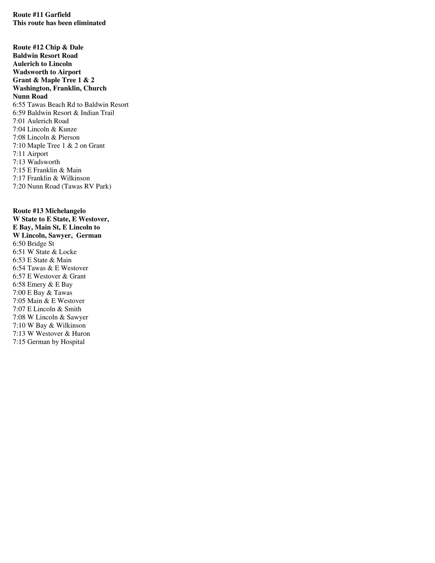 Bus Routes 2