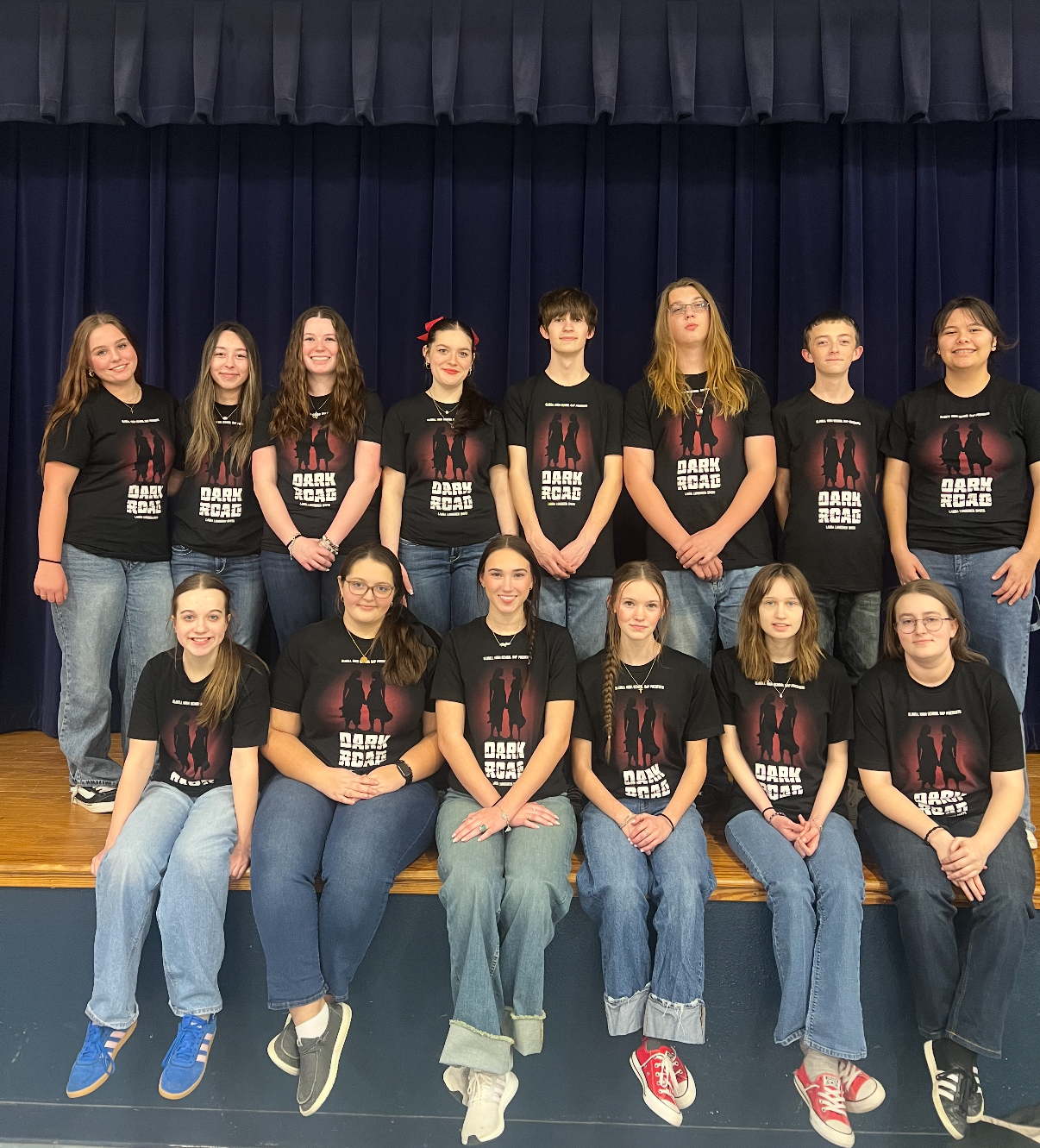 🎭 District One Act Play Information 🎭 📅 March 3 📍 Denton Ryan High School ⏰ Performances begin at 9:00 AM 🎬 We are 3rd to perform 🕥 Estimated performance time: 10:30–11:00 AM 🎭 Performance: Dark Road by Laura Lundgren Smith ⚠️Disclaimer: This performance is historically based and may contain sensitive material for some viewers.