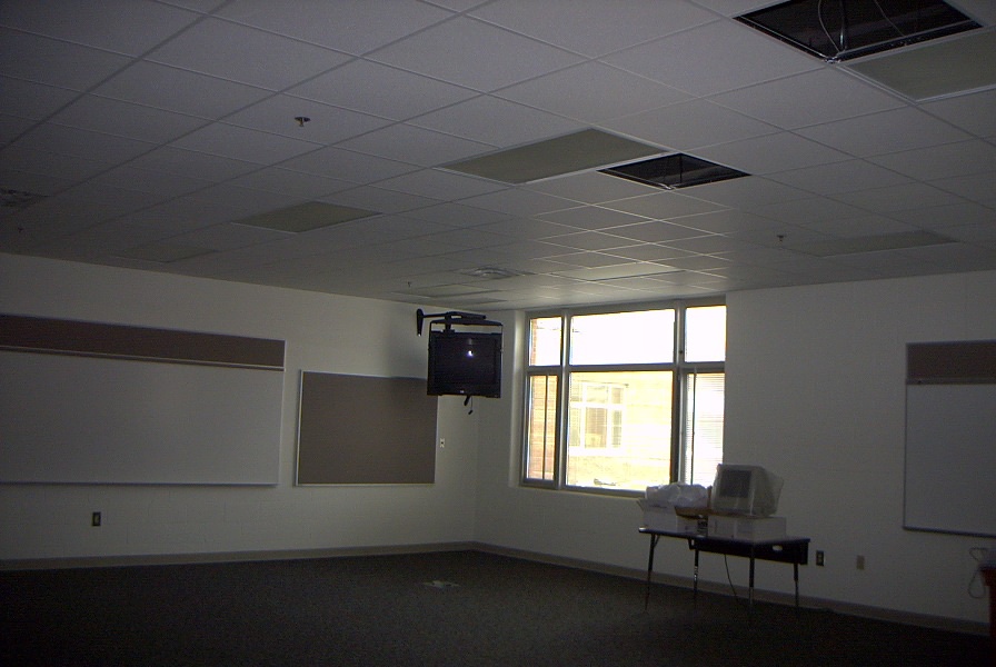 TV set in classroom