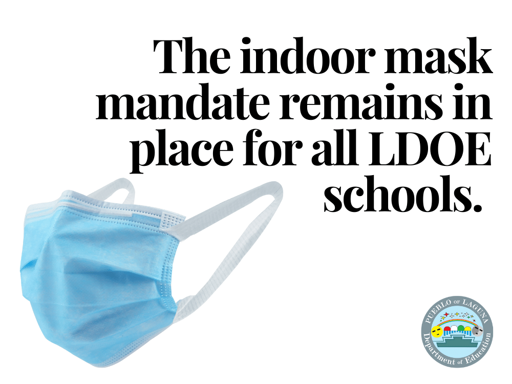 Face Mask Required at all LDOE Schools