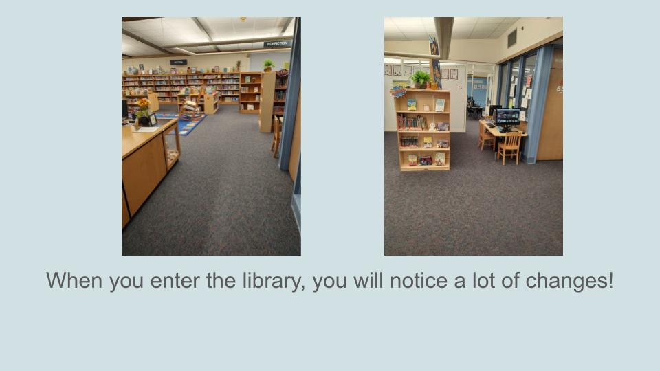 Entering the library