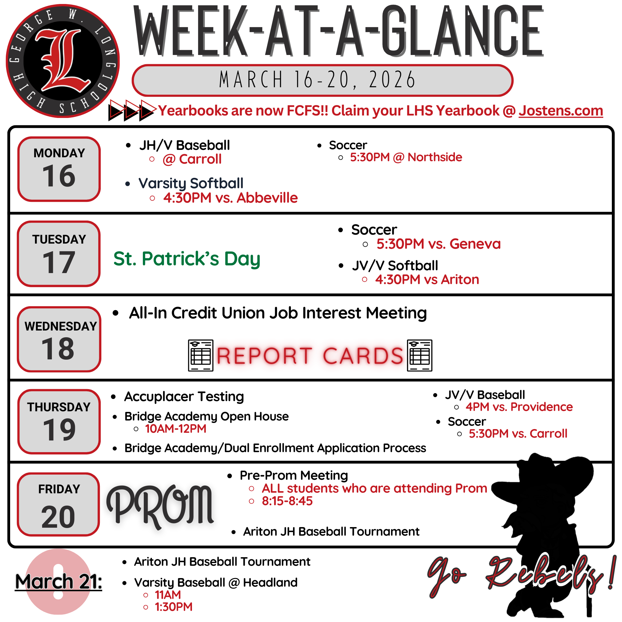 Week at a Glance