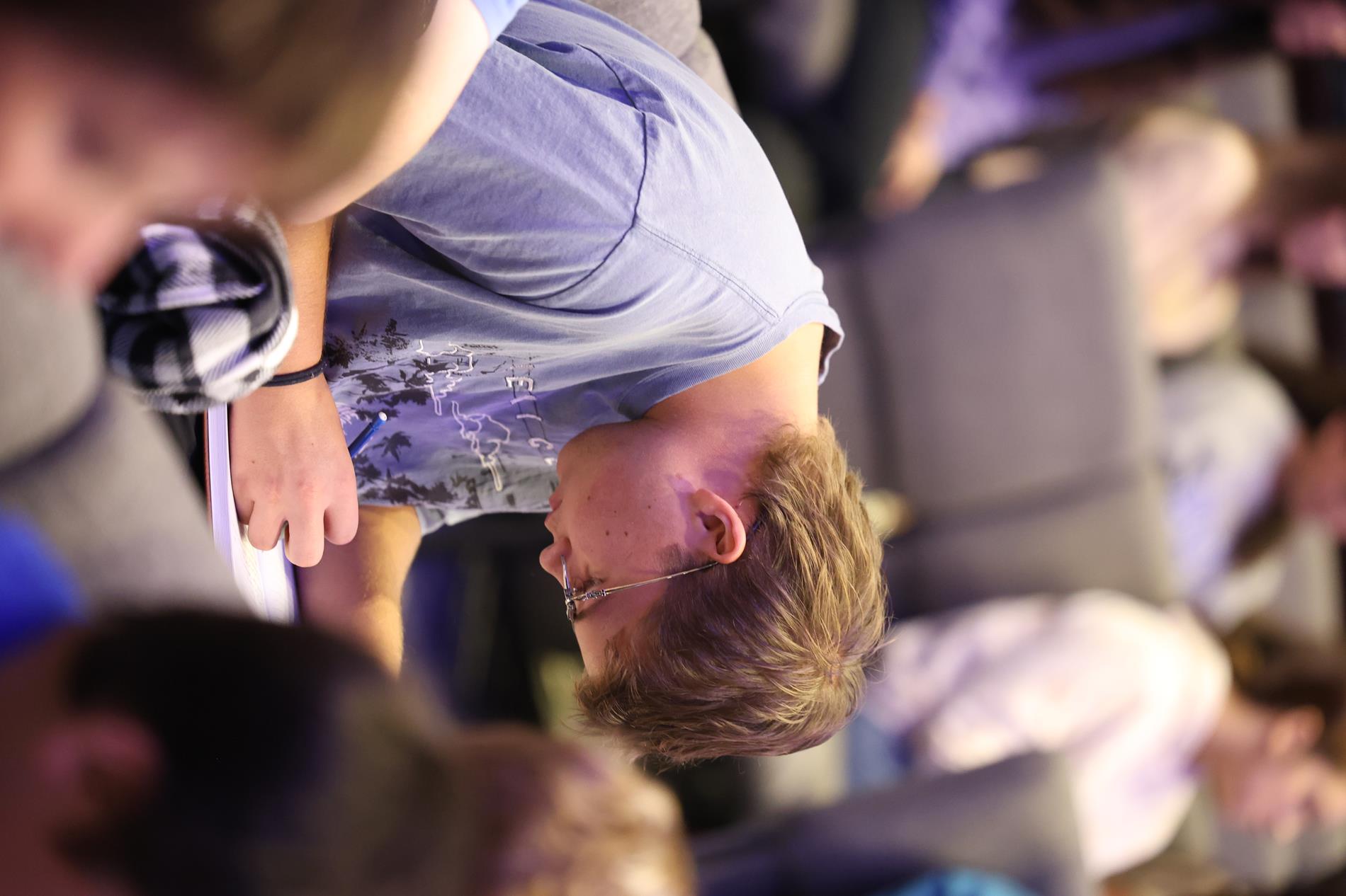 Student Taking Notes