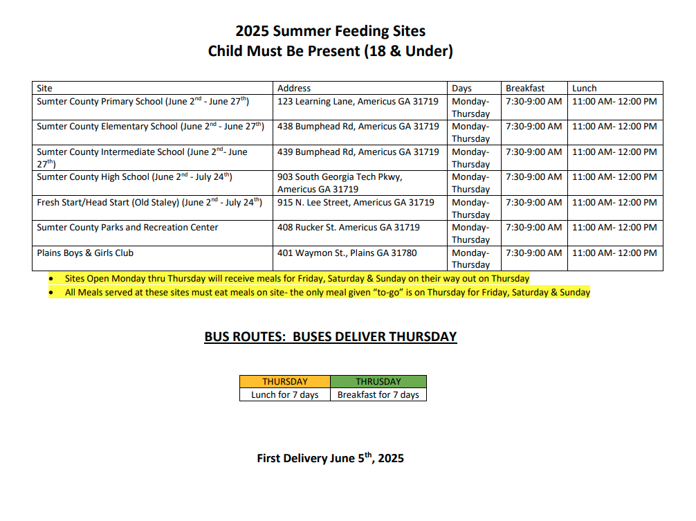 Seamless Summer Feeding Sites