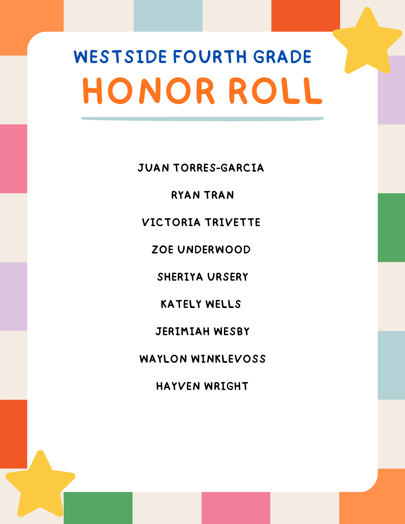 Honor Roll