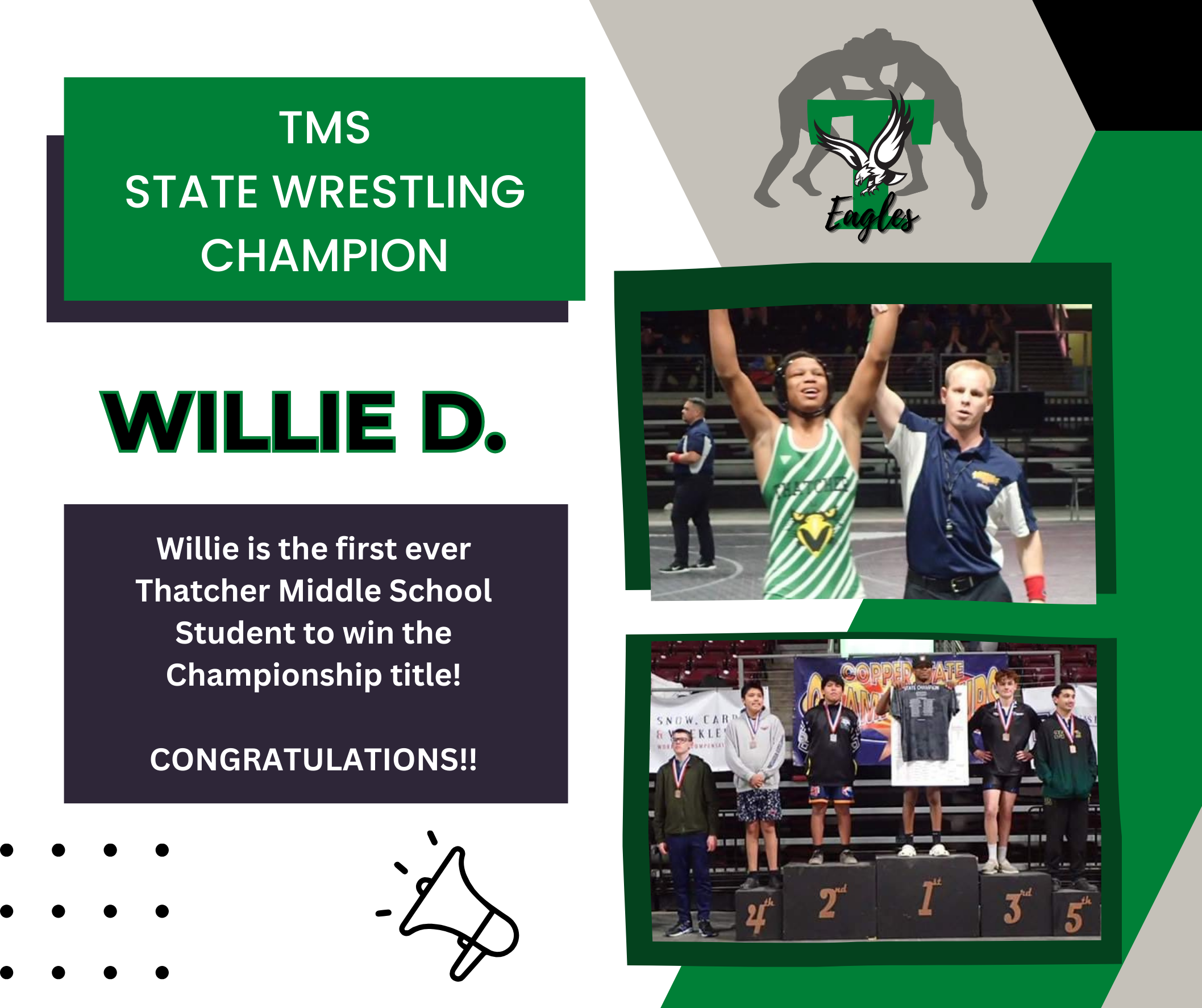 TMS State Wrestling Champion