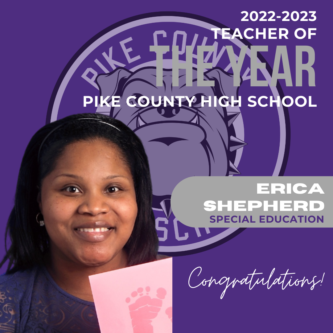 PCHS Teacher of the Year - Shepherd
