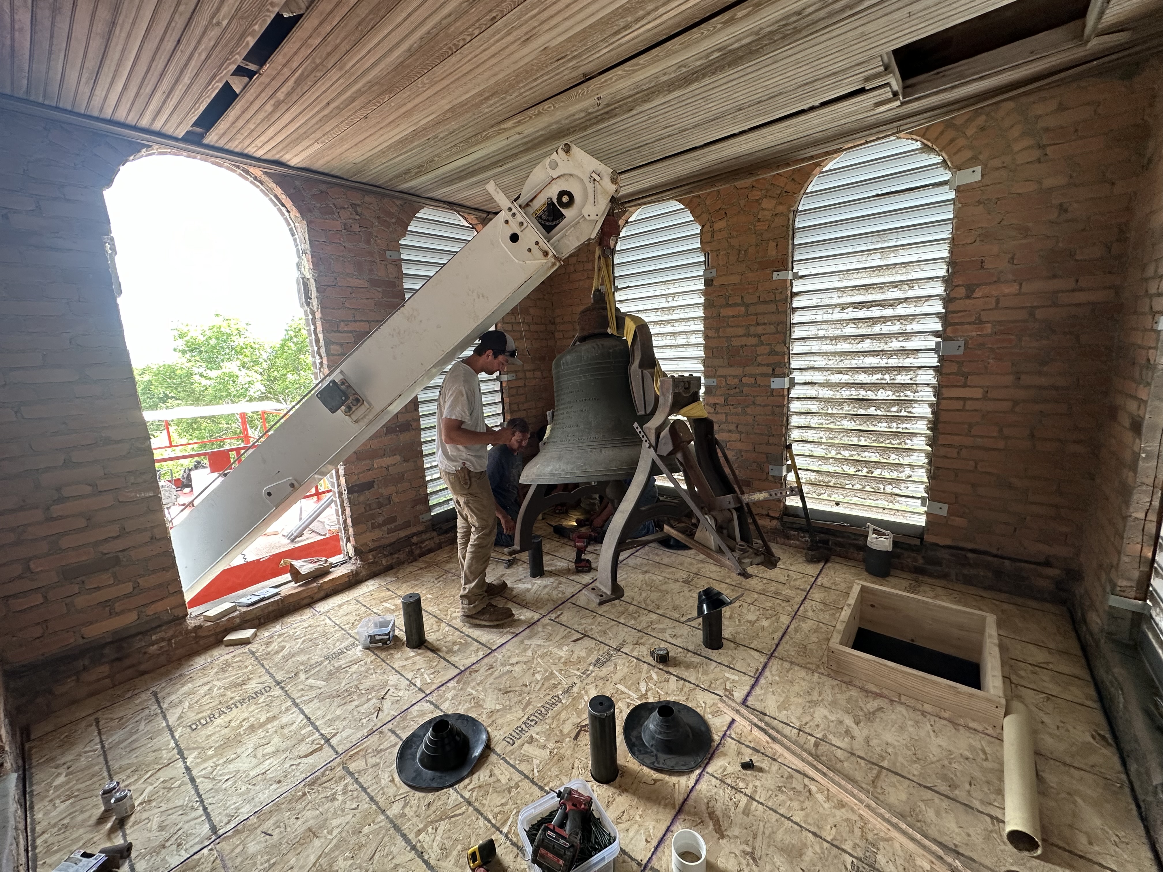 Bell Repair - lifted bell