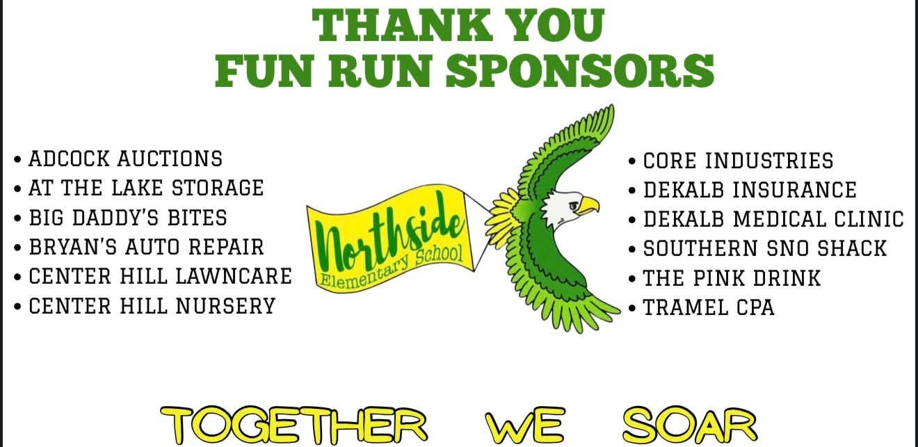 Thank you sponsors