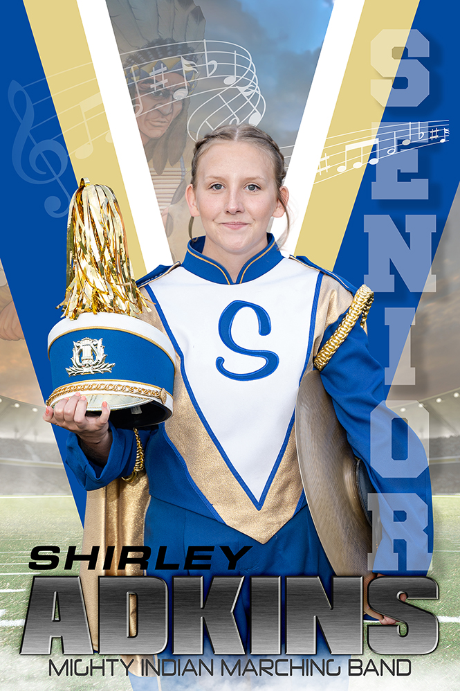 Senior Shirley Adkins