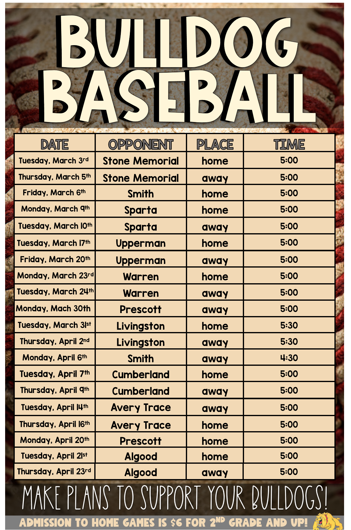 basketball schedule