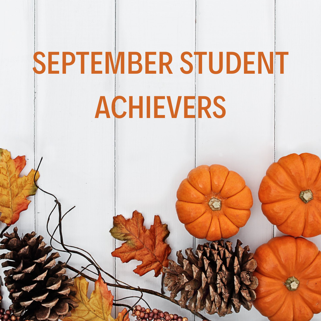 September Student Achievers