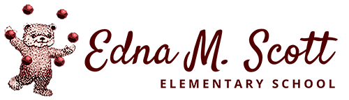 Edna M Scott Elementary School Logo in Footer