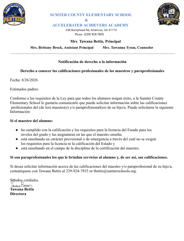Right To Know - Spanish
