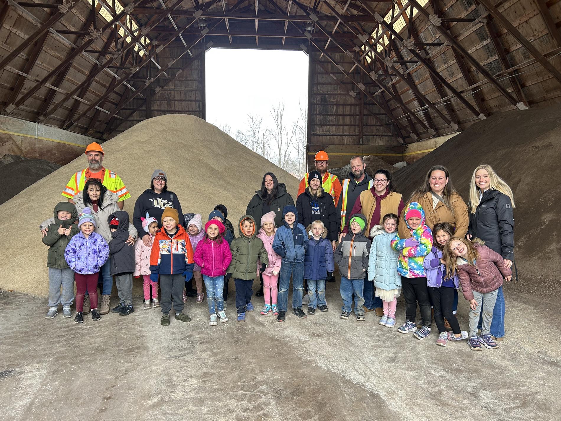 Kindergarten Trip to Highway Dept.