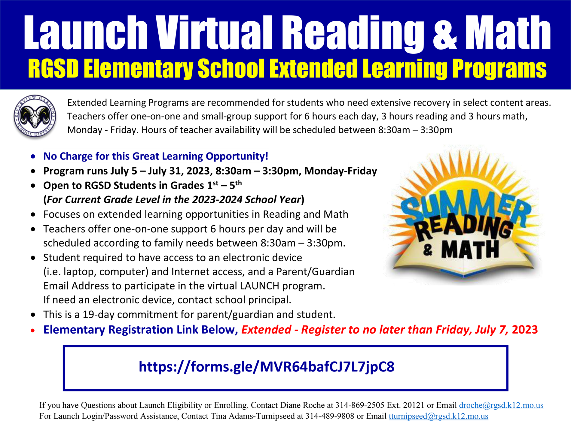 Virtual Summer School Elementary