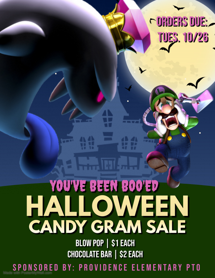 Halloween Candy Grams Flyer