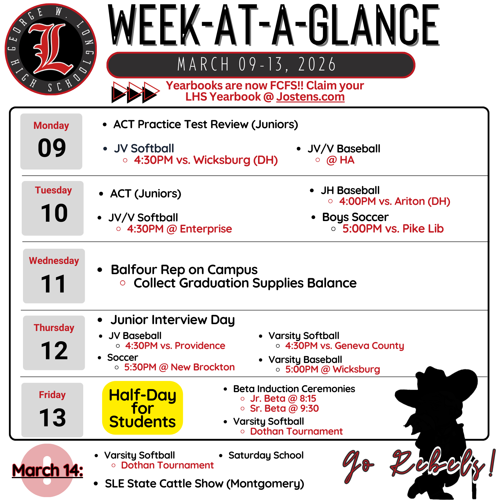 Week at a Glance
