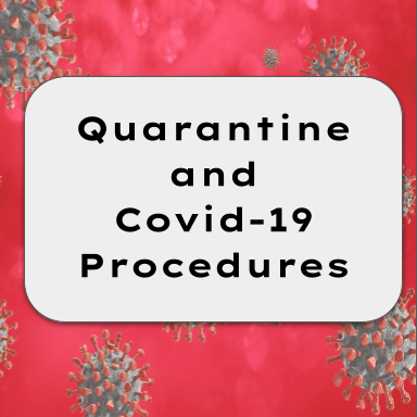 Quarantine and Covid-19 Procedures