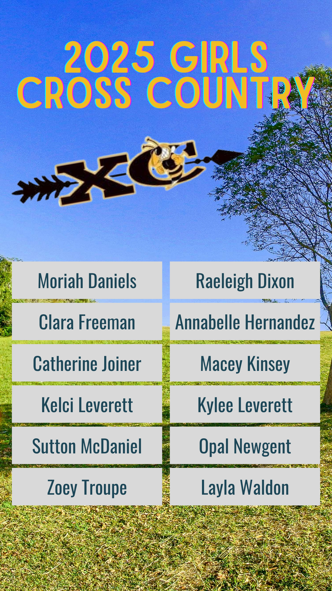 Girls XC Roster