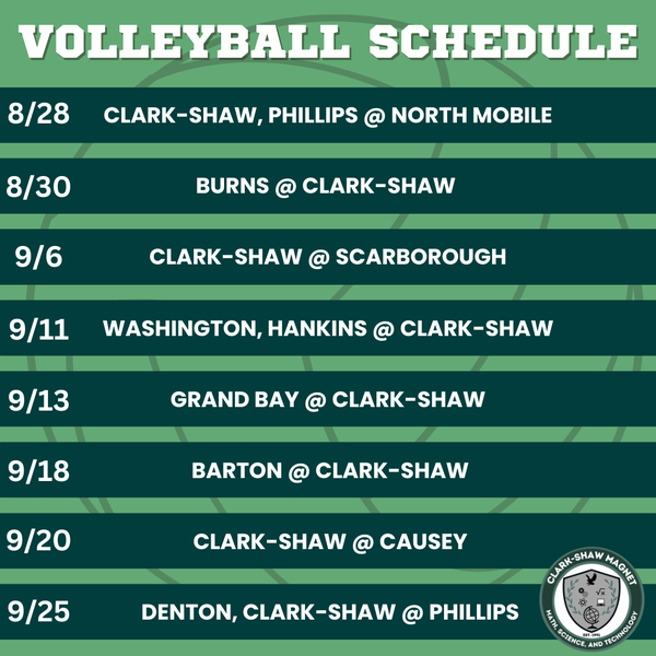 Volleyball Schedule 
