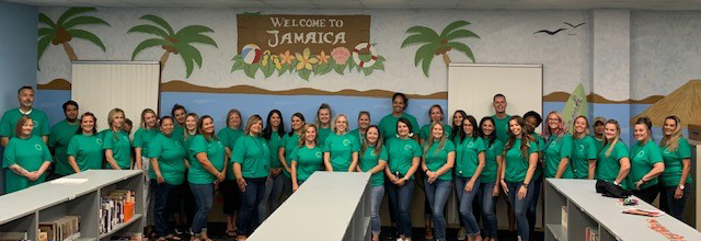 Group picture of 22-23 Jamaica Staff