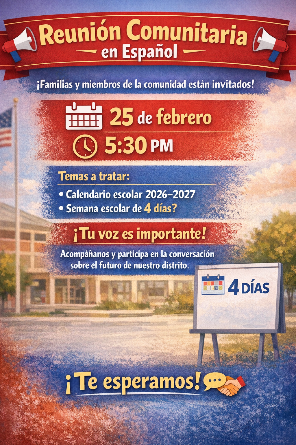 Reunion Comunitaria en Español