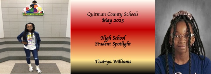 May 23 High School Student of the Month