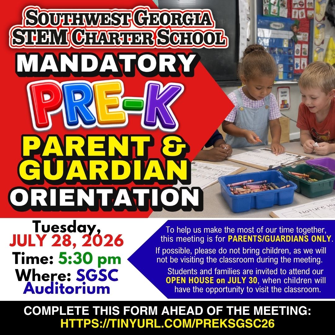 SGSC Pre-K Orientation