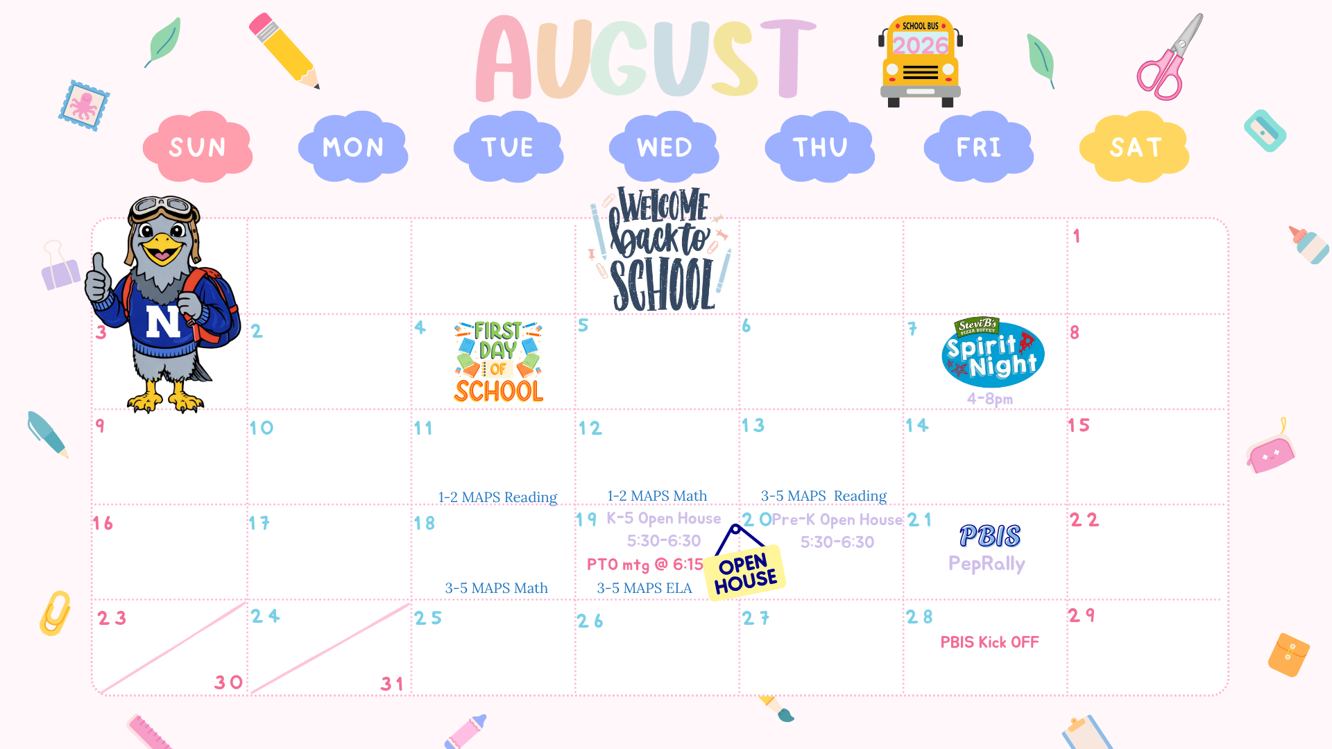 August 2026 Calendar