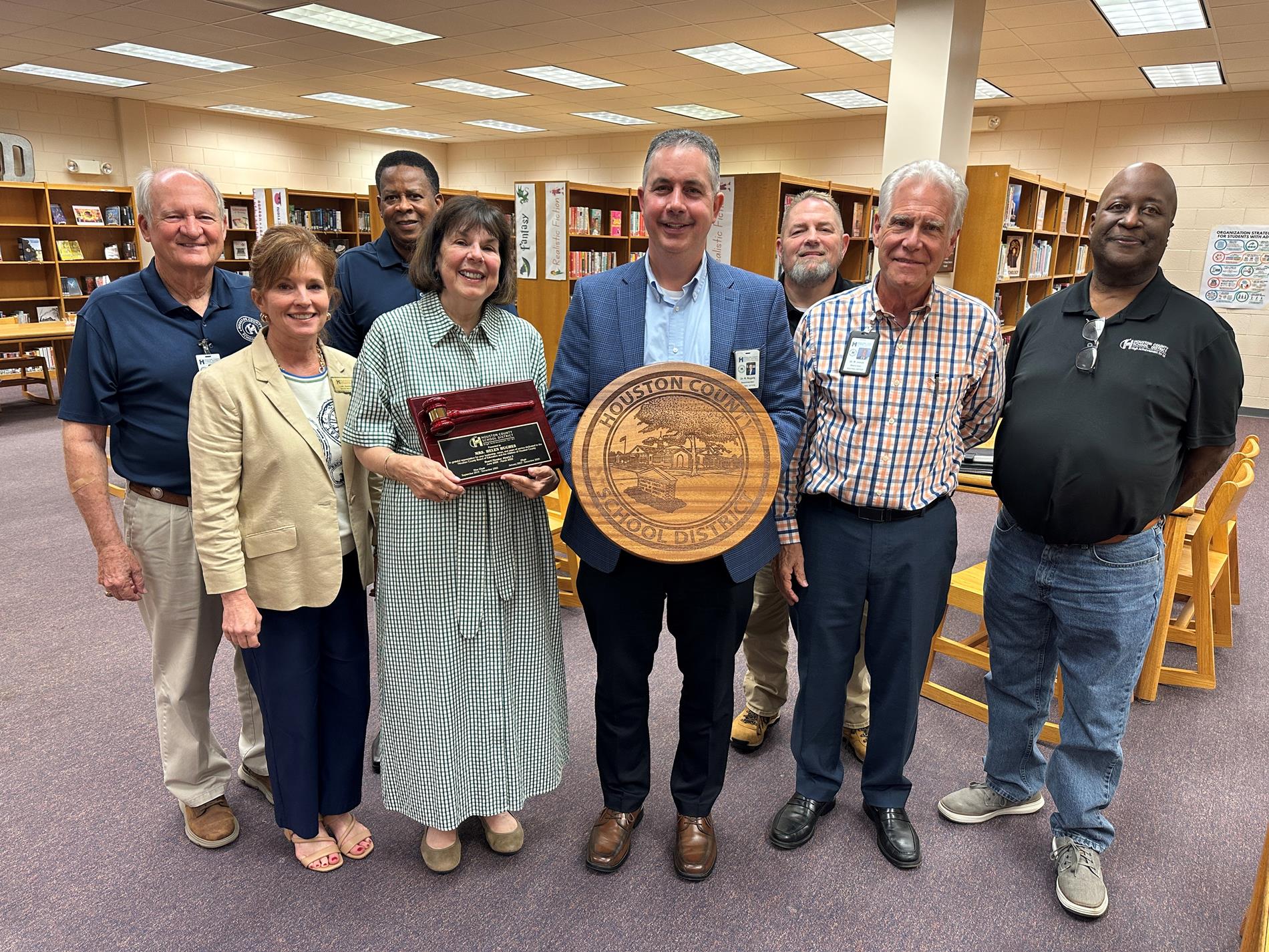 Board Members with Helen Hughes