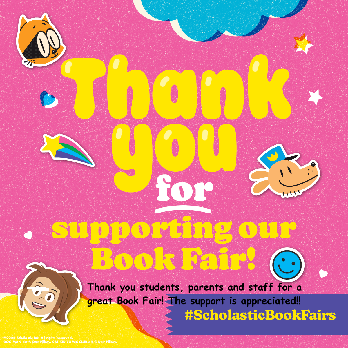 Book Fair Thank You Book Fair Thank You