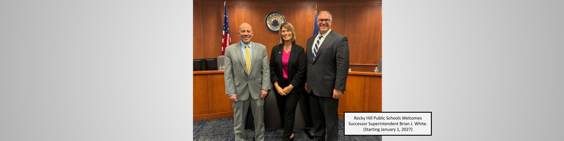 Rocky Hill Public Schools Welcomes Successor Superintendent Brian J. White. (Starting January 1, 2027)