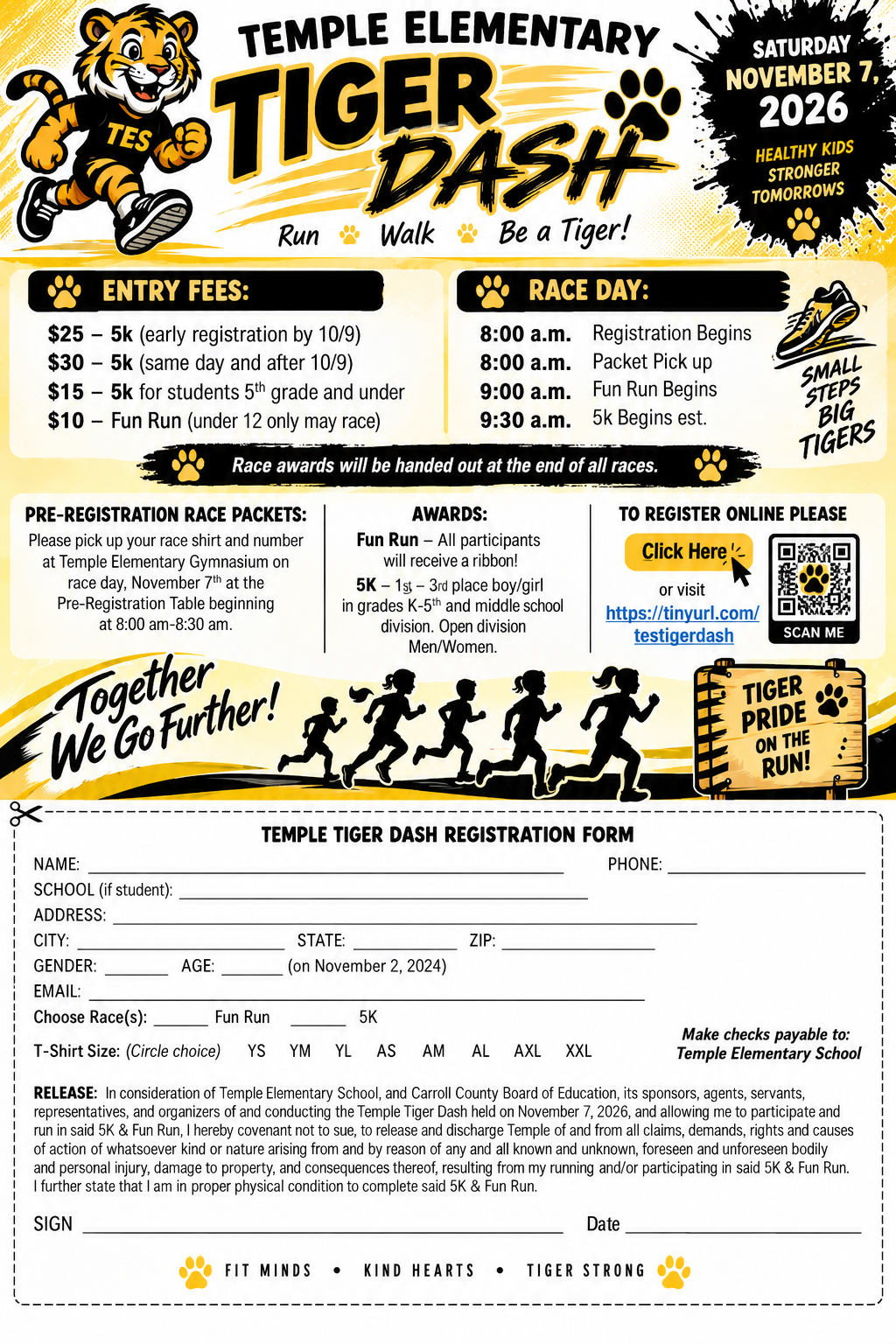 Tiger Dash Information