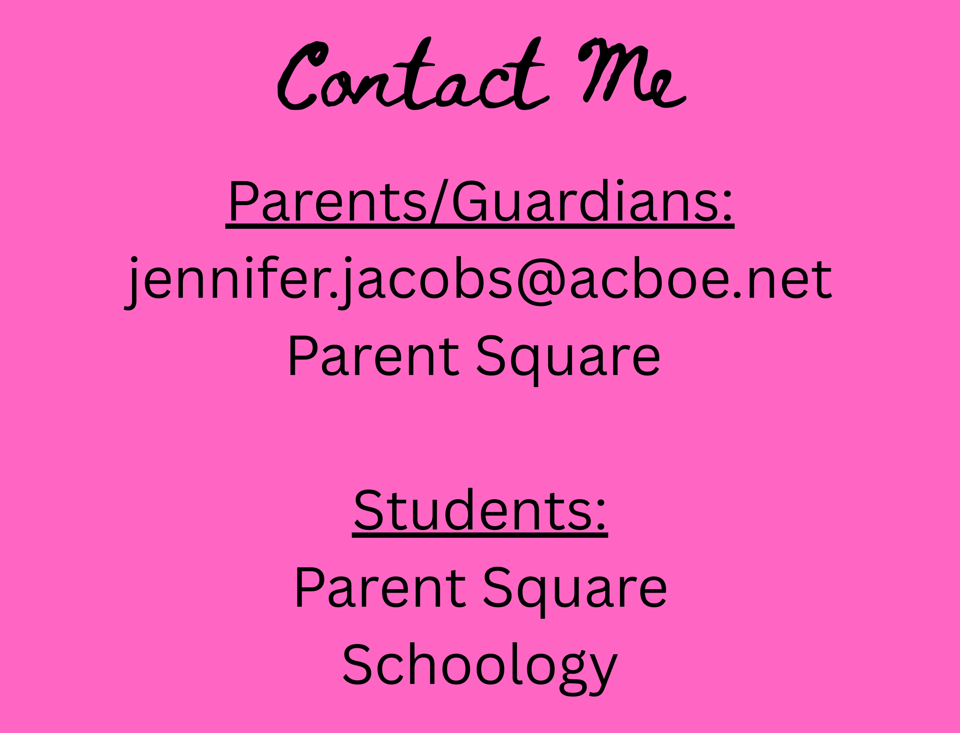 Contact Me Contact Me